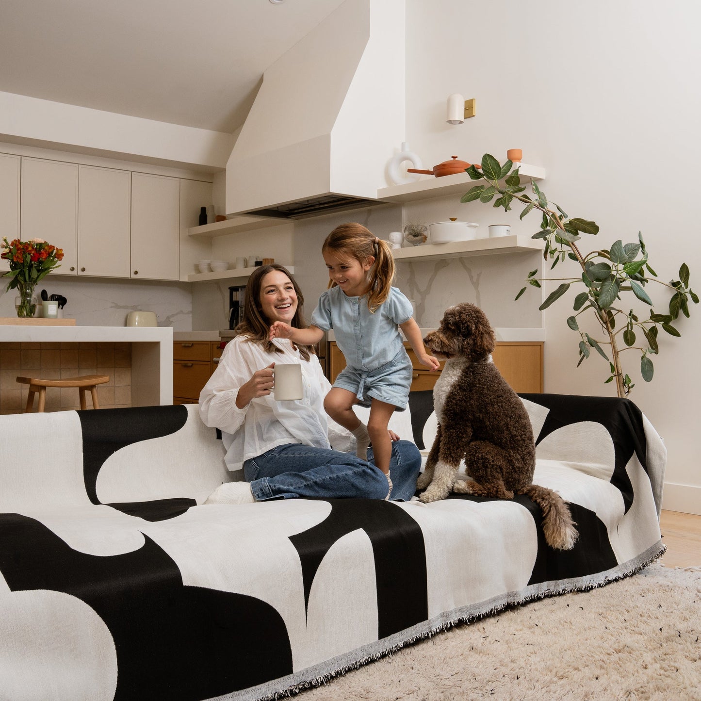 Magic Sofa Blanket - Ember Mono