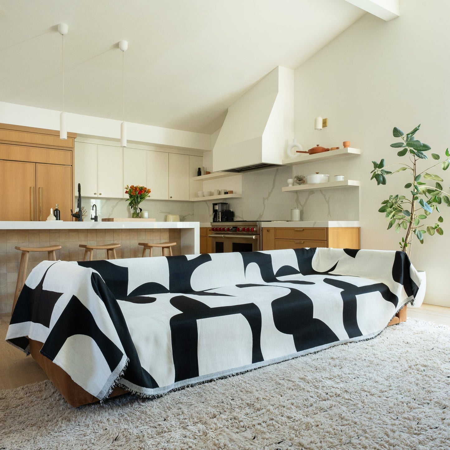 Magic Sofa Blanket - Ember Mono